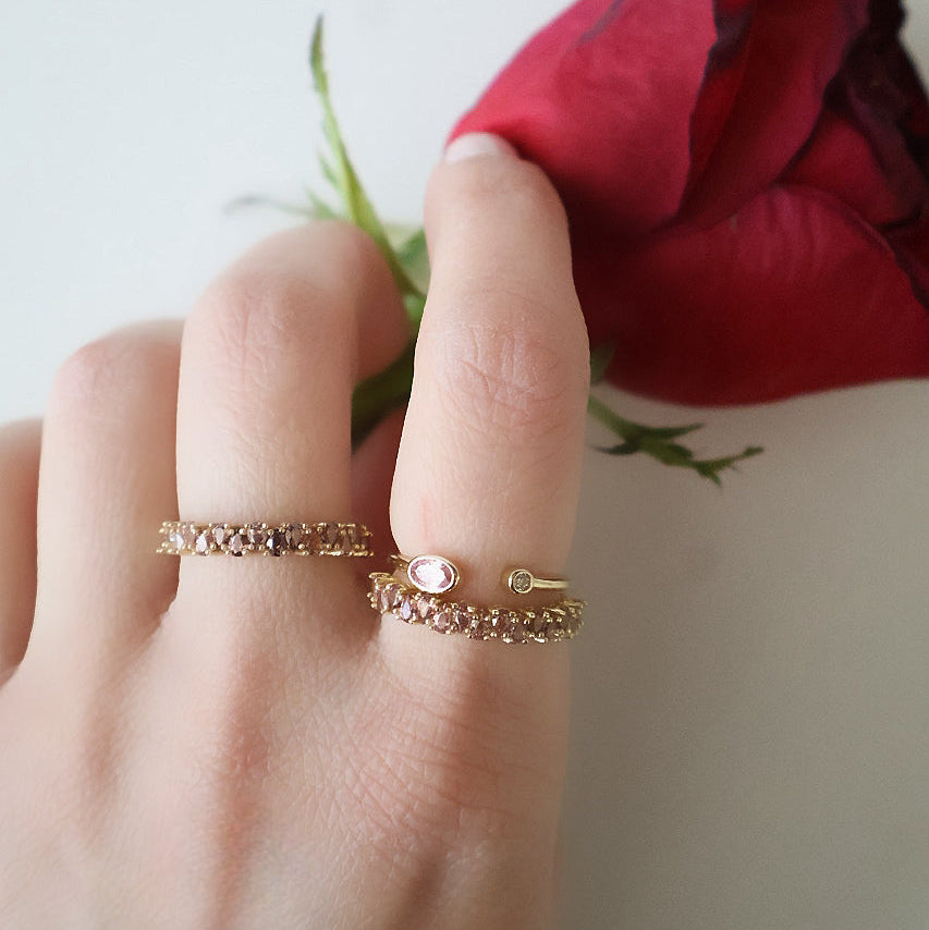 Blush Balance Open Ring