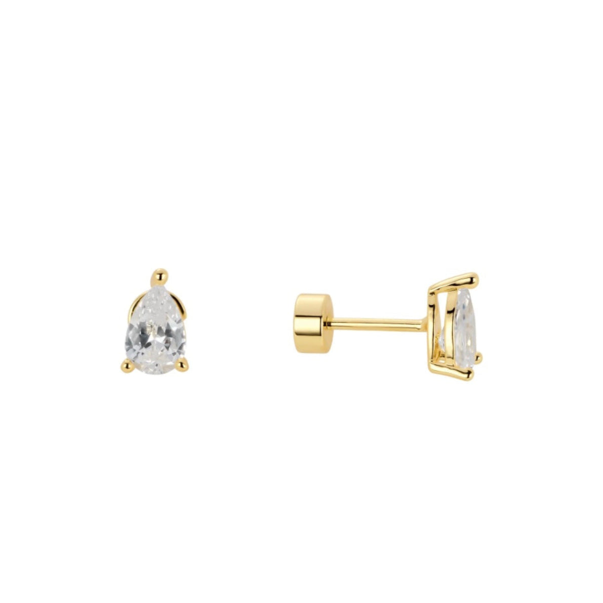 Pear Stud Earrings