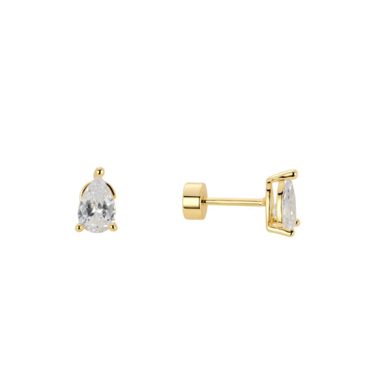 Pear Stud Earrings