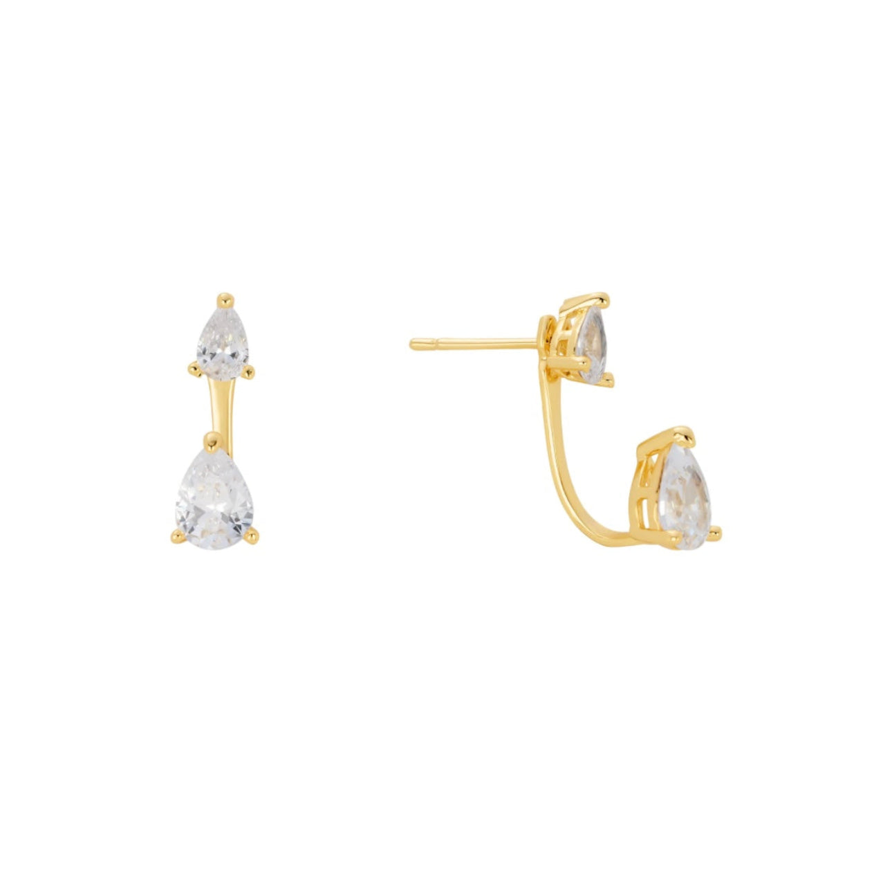 Double Pear Earrings