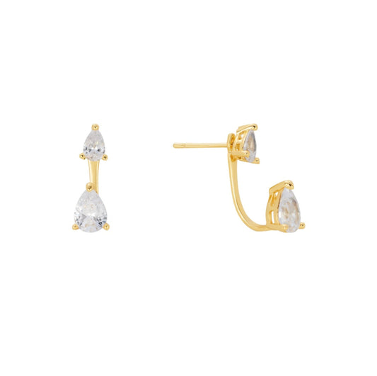 Double Pear Earrings
