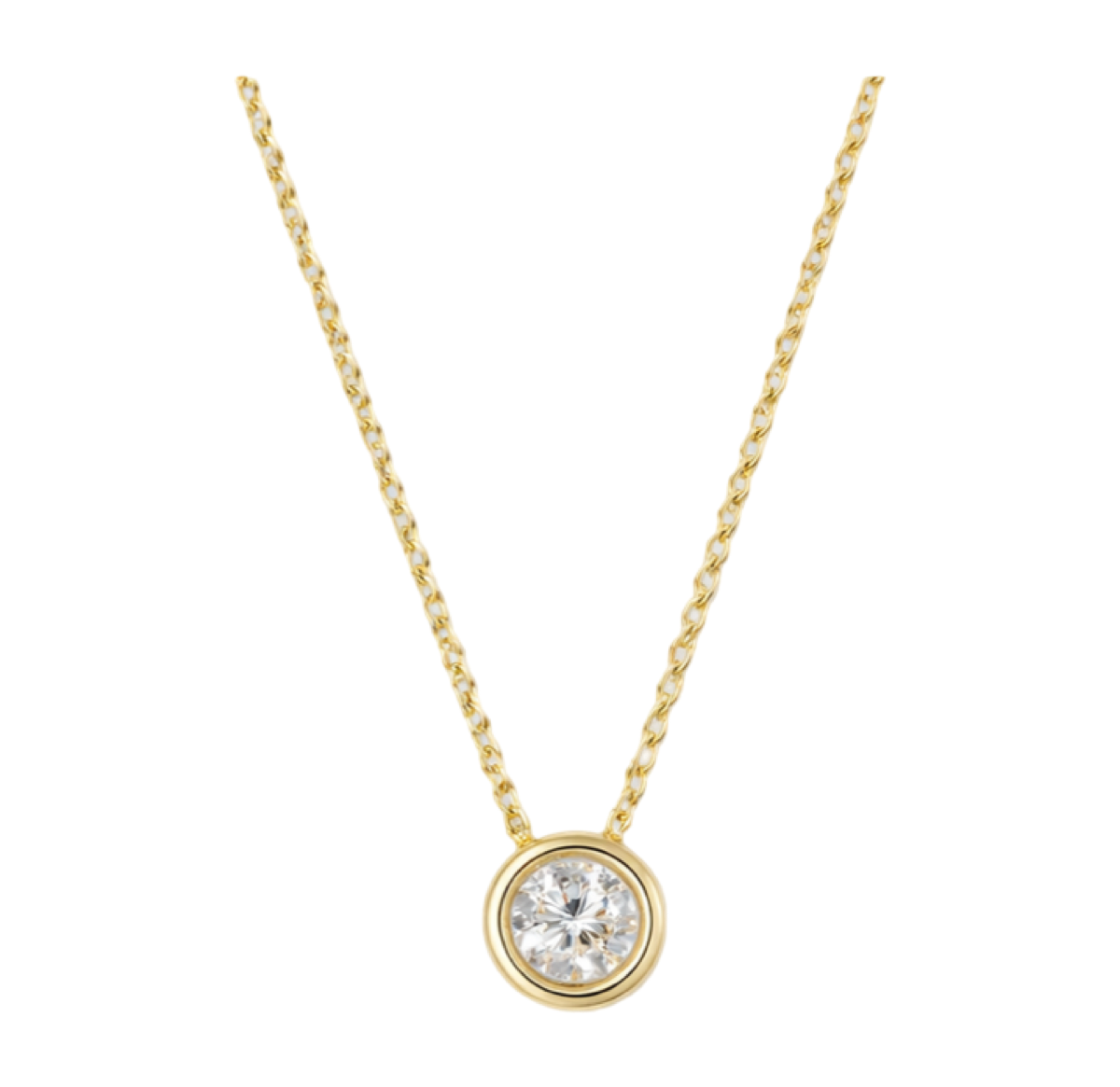 Soleil Bezel Necklace