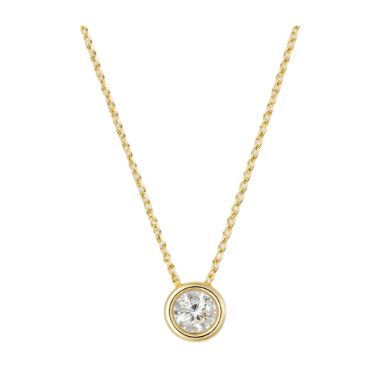 Soleil Bezel Necklace