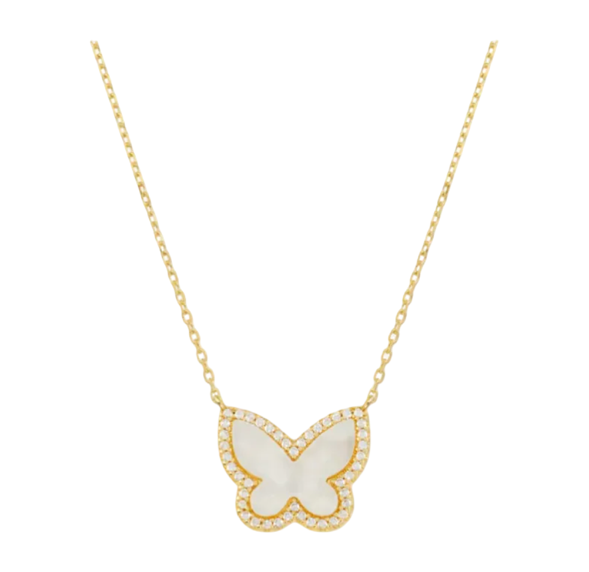 CZ Butterfly Necklace