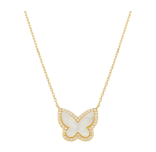 CZ Butterfly Necklace