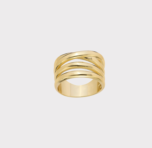 Bold Gold Wrap Ring