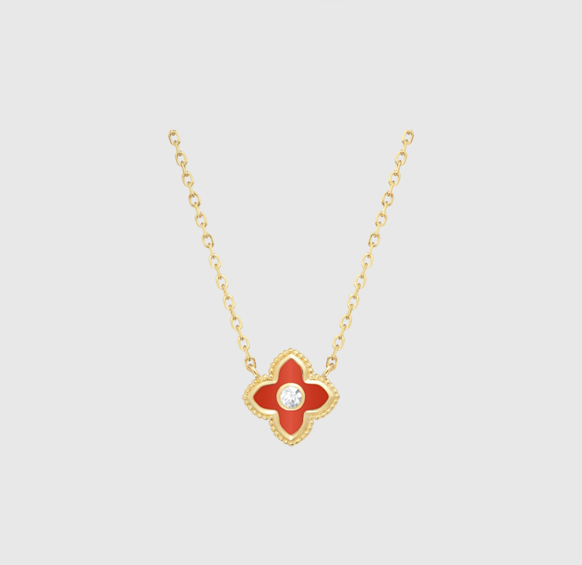 Red Clover Necklace