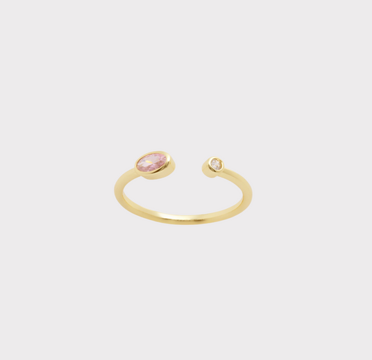 Blush Balance Open Ring