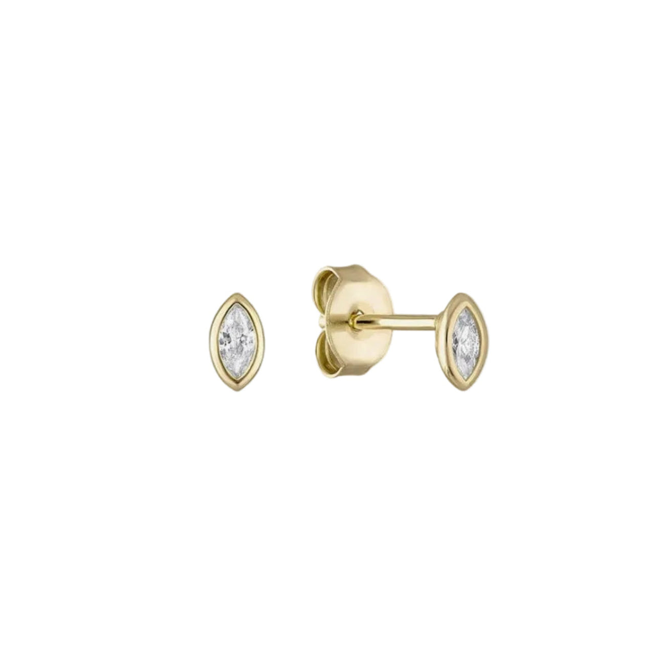 Diamond Marquise Studs