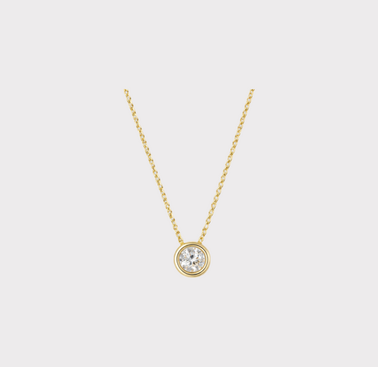 Soleil Bezel Necklace