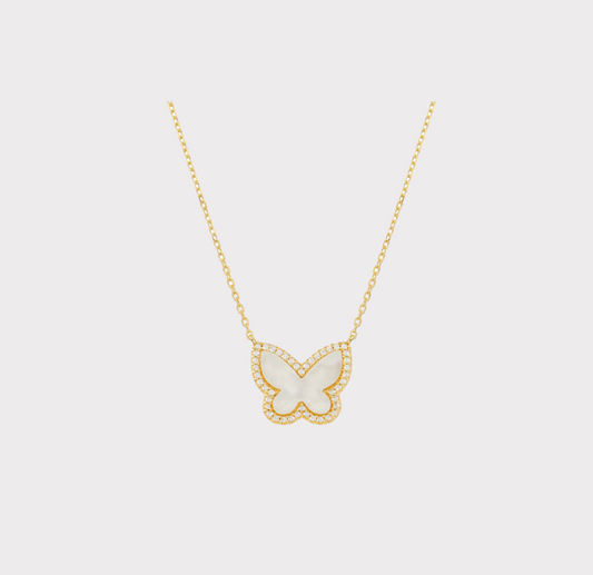 CZ Butterfly Necklace
