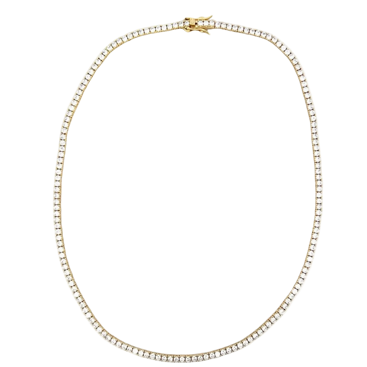 Diamond mini Tennis Necklace / Pre-Order Ana Lux Jewelry