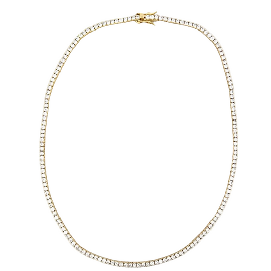 Diamond mini Tennis Necklace / Pre-Order Ana Lux Jewelry