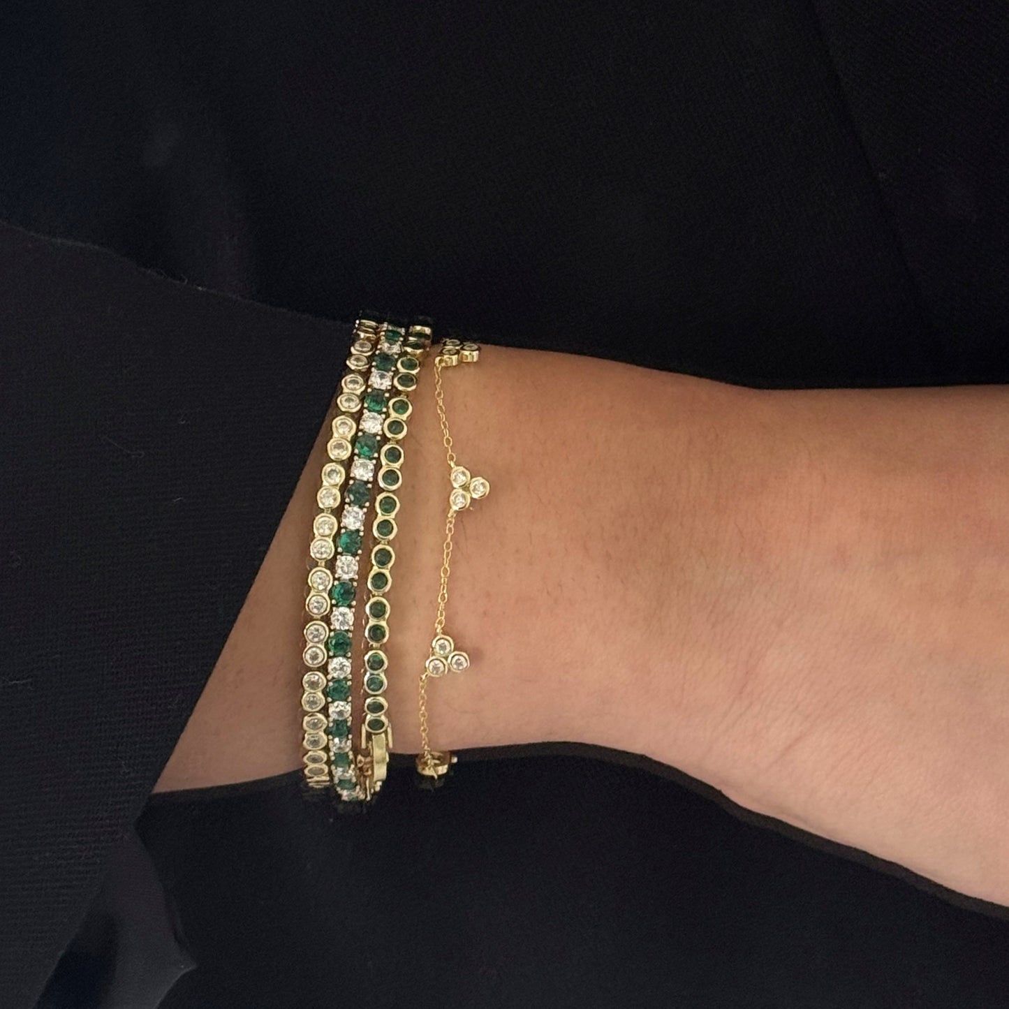 Triple Cluster Station Bracelet