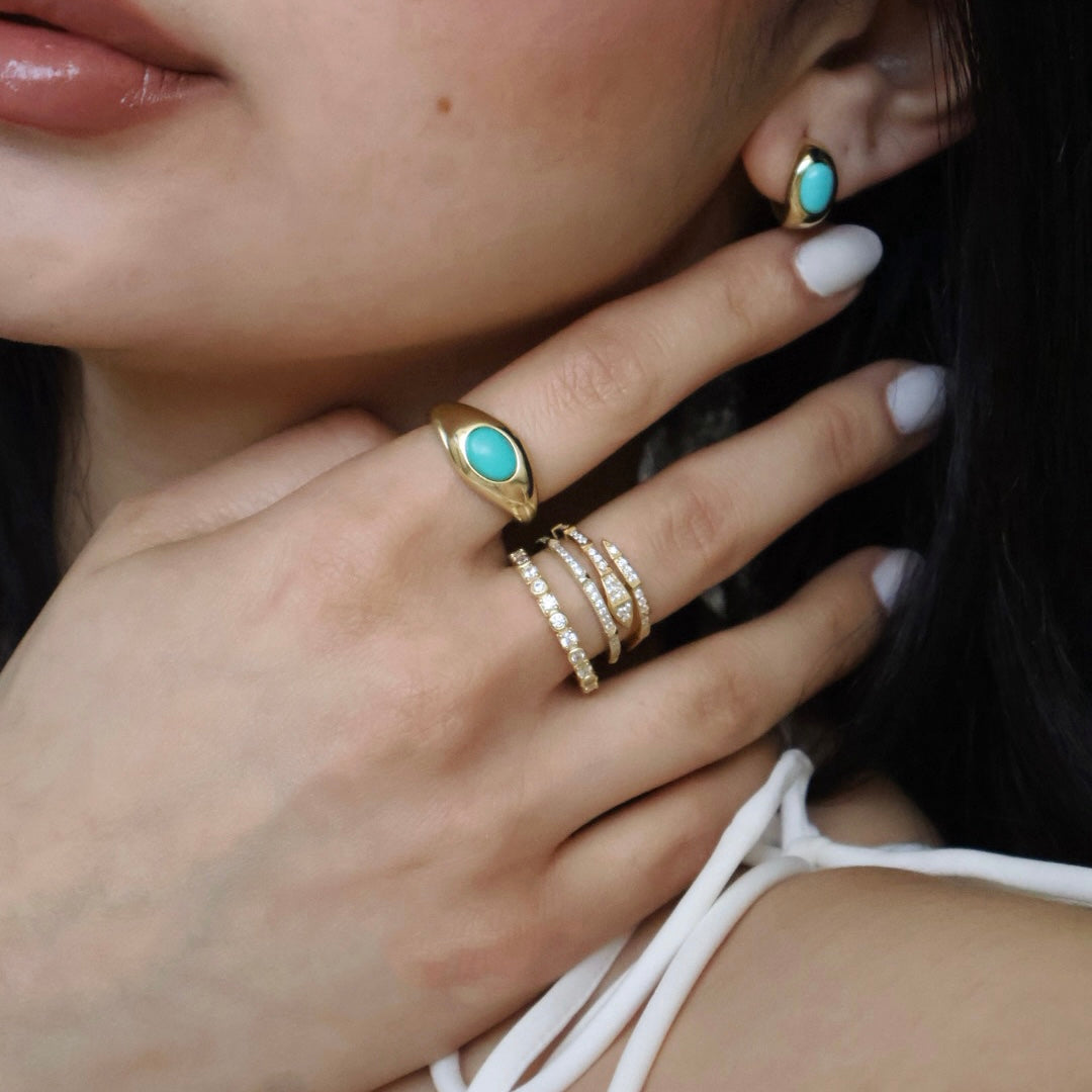 Turquoise Dome Ring