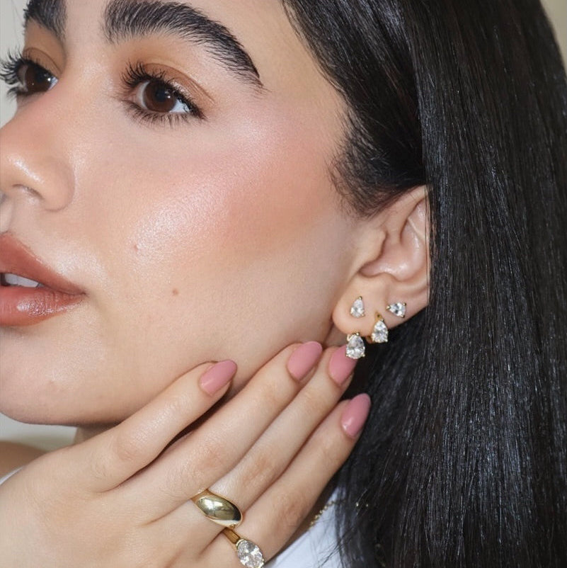 Double Pear Earrings